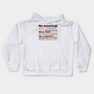 Arrested Quotes Kids Hoodie